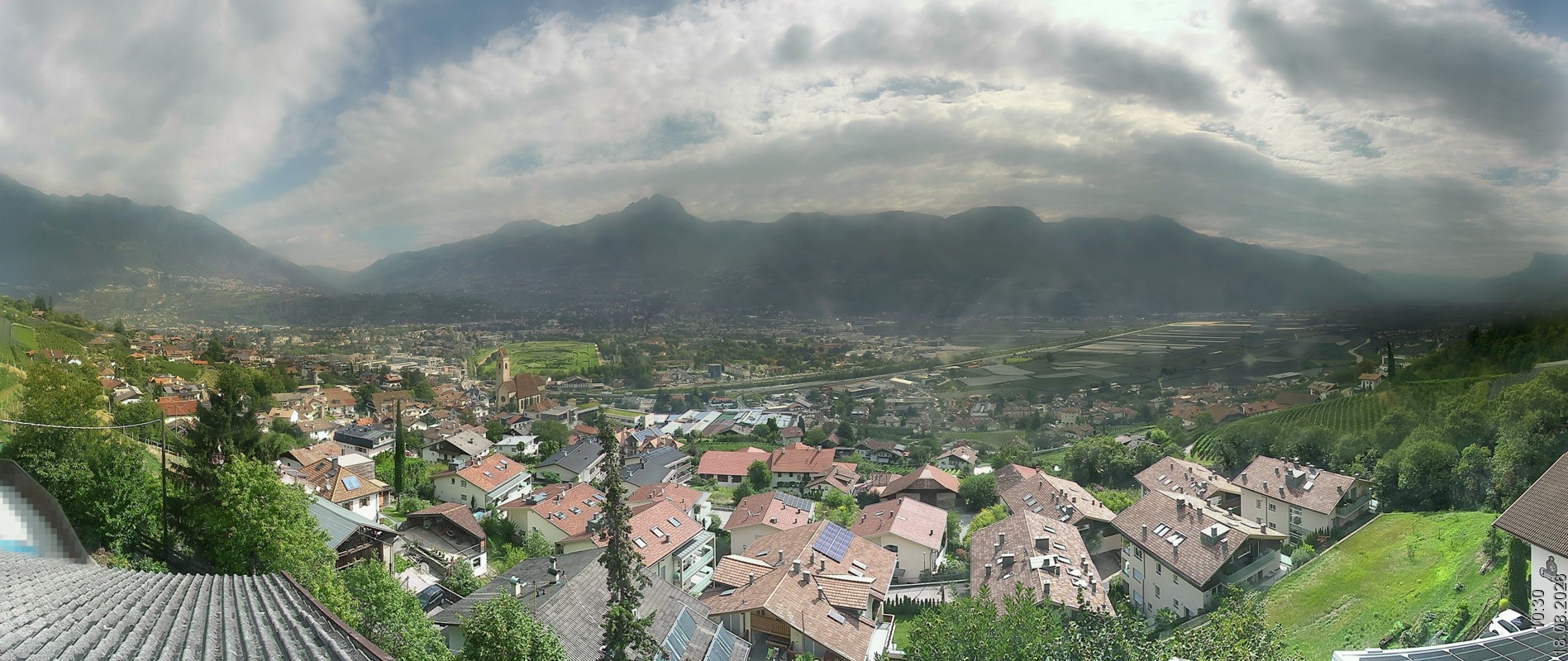 Archiv Foto Webcam Marling - Panorama