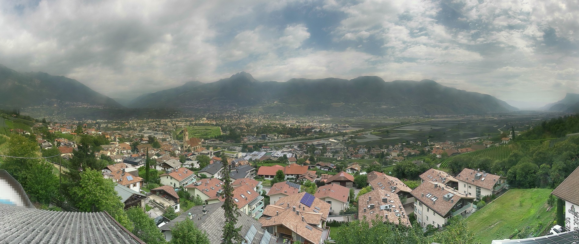 Archiv Foto Webcam Marling - Panorama