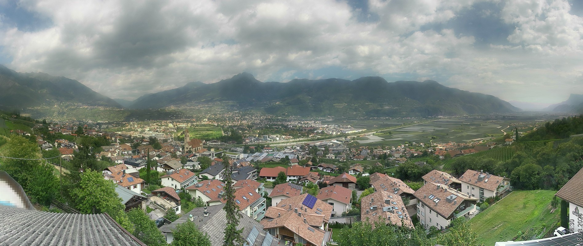 Archiv Foto Webcam Marling - Panorama