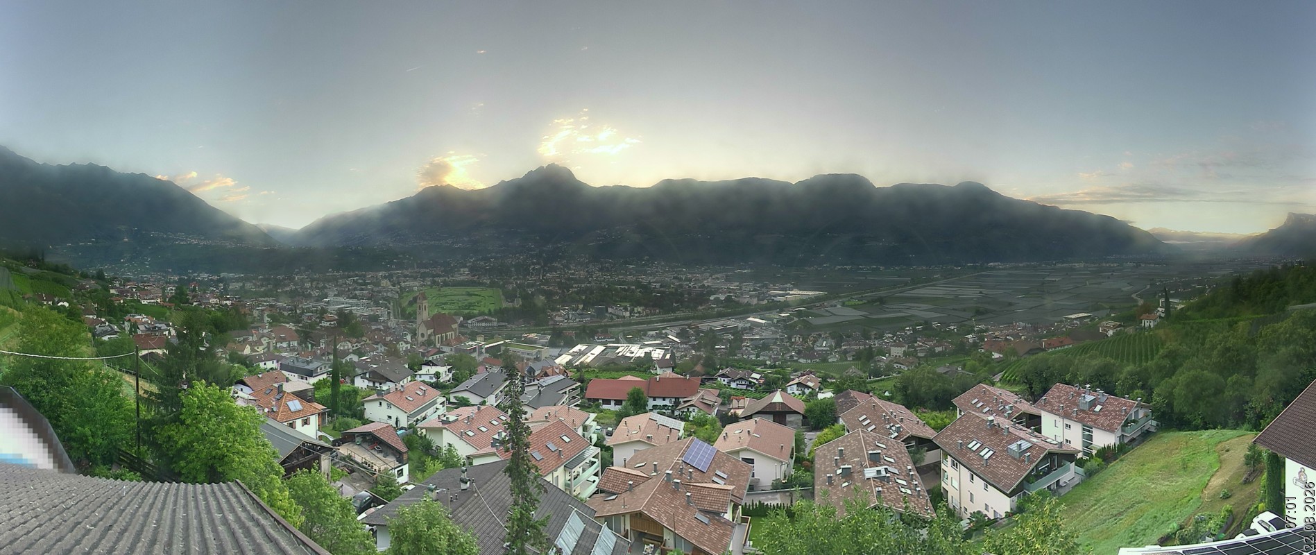 Archiv Foto Webcam Marling - Panorama