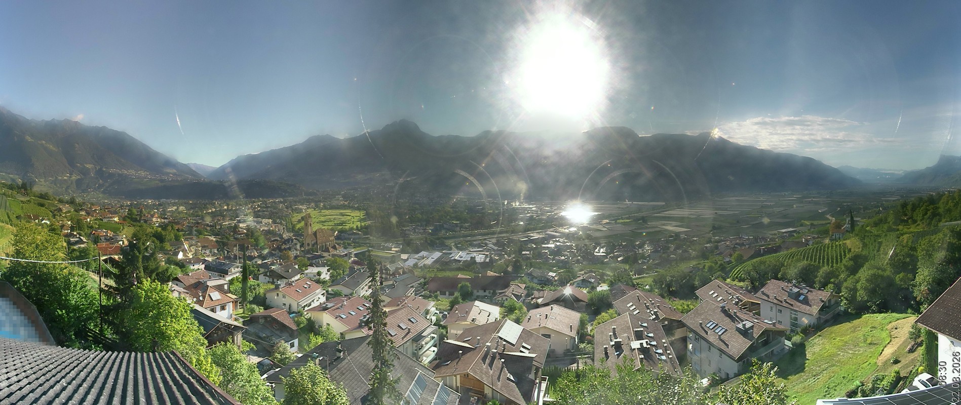 Archiv Foto Webcam Marling - Panorama
