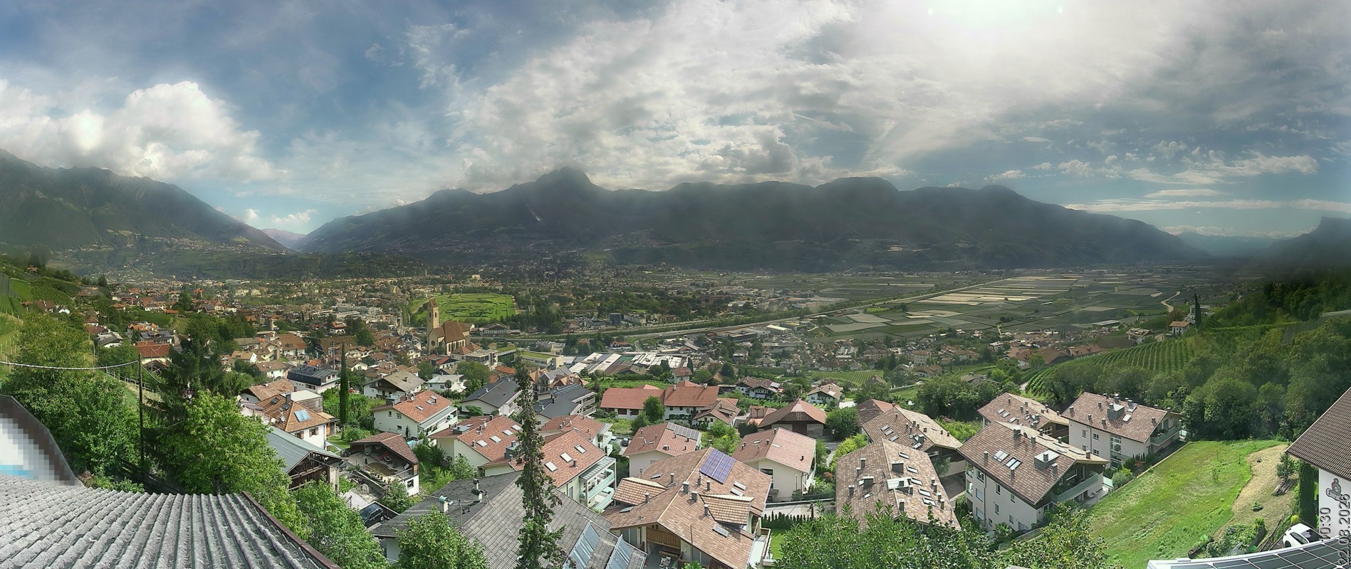 Archiv Foto Webcam Marling - Panorama