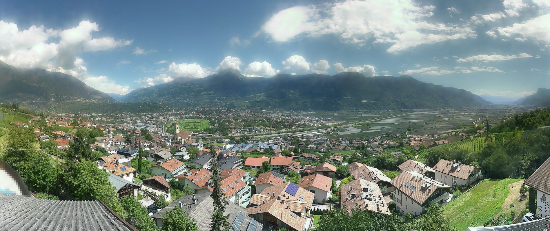 Archiv Foto Webcam Marling - Panorama