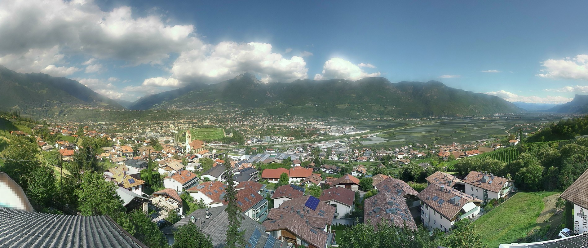 Archiv Foto Webcam Marling - Panorama