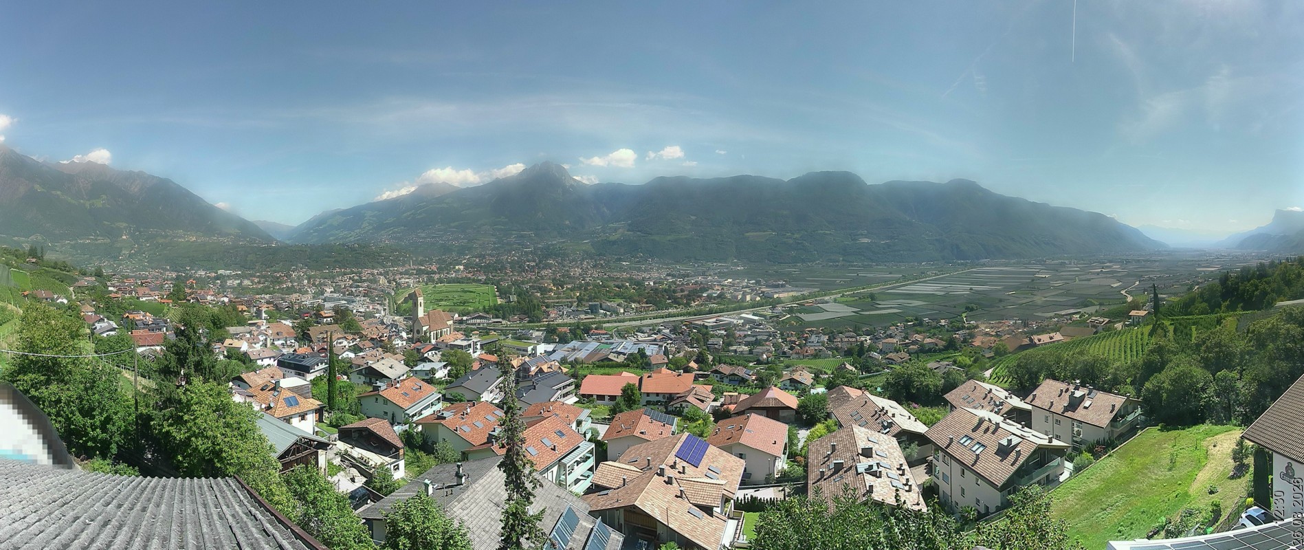 Archived image Webcam Marling - South Tyrol
