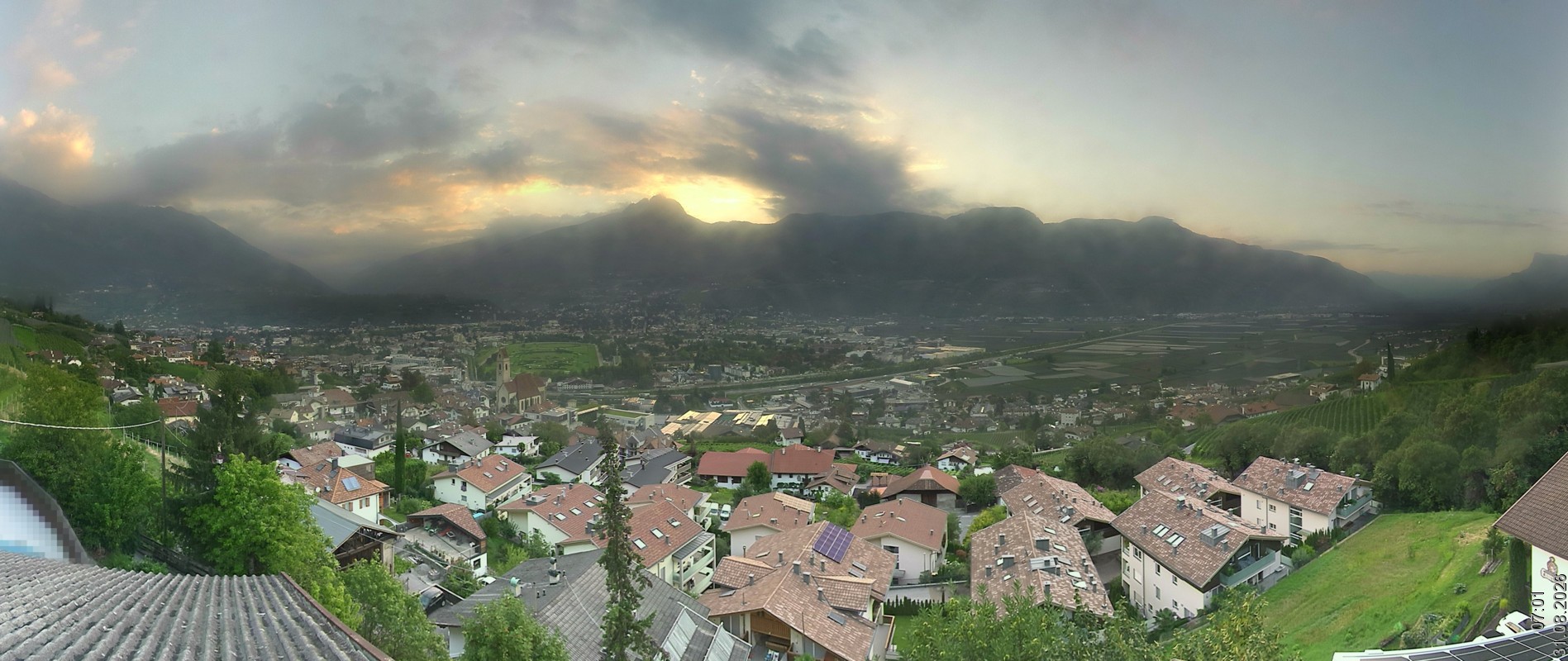 Archived image Webcam Marling - South Tyrol