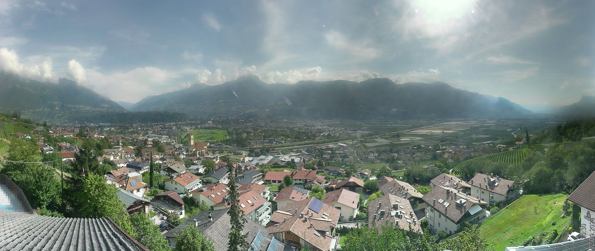 Archiv Foto Webcam Marling - Panorama