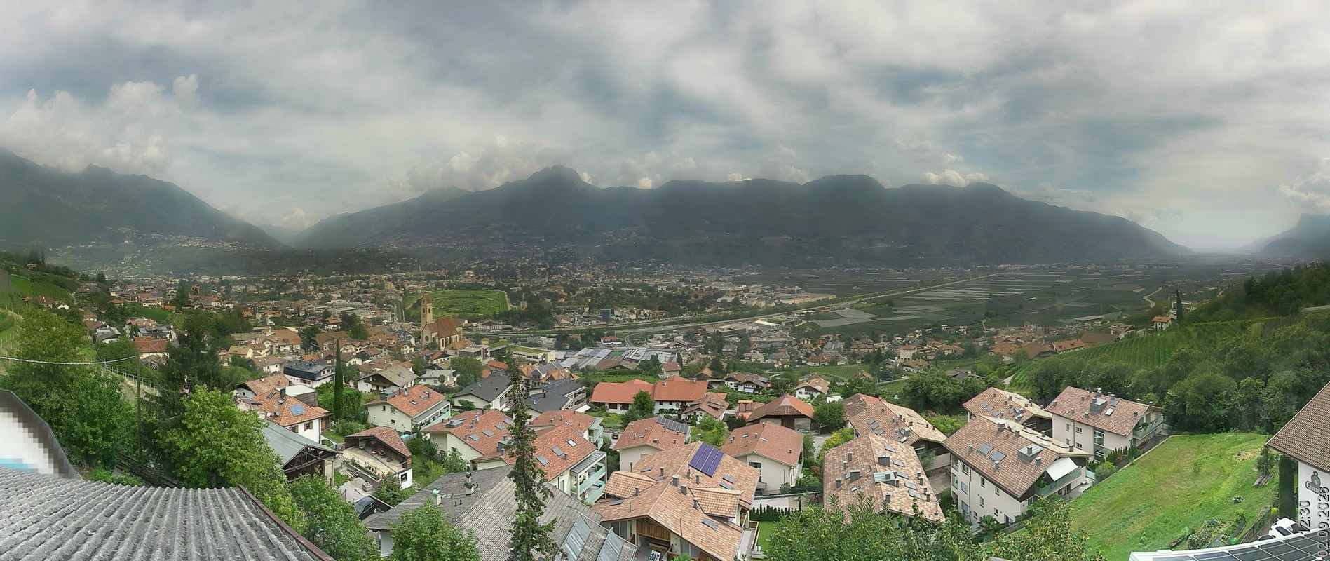 Archiv Foto Webcam Marling - Panorama