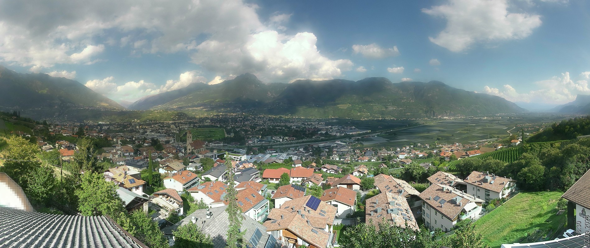 Archiv Foto Webcam Marling - Panorama