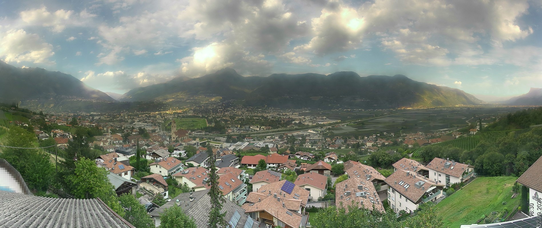 Archiv Foto Webcam Marling - Panorama