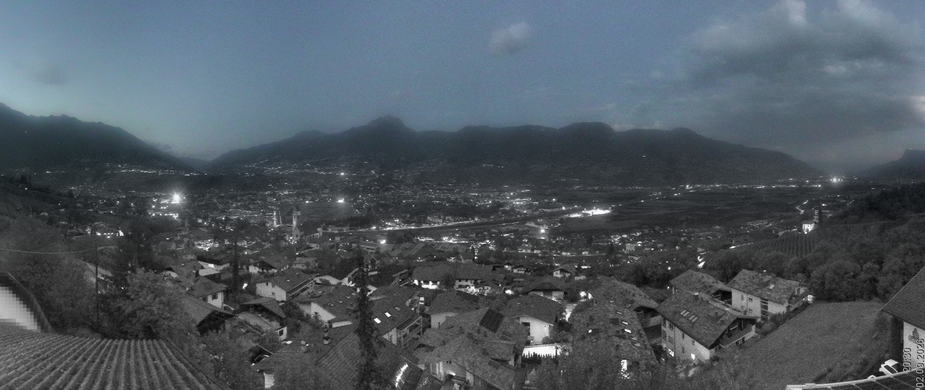 Archiv Foto Webcam Marling - Panorama