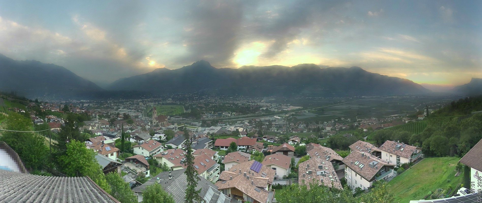 Archiv Foto Webcam Marling - Panorama
