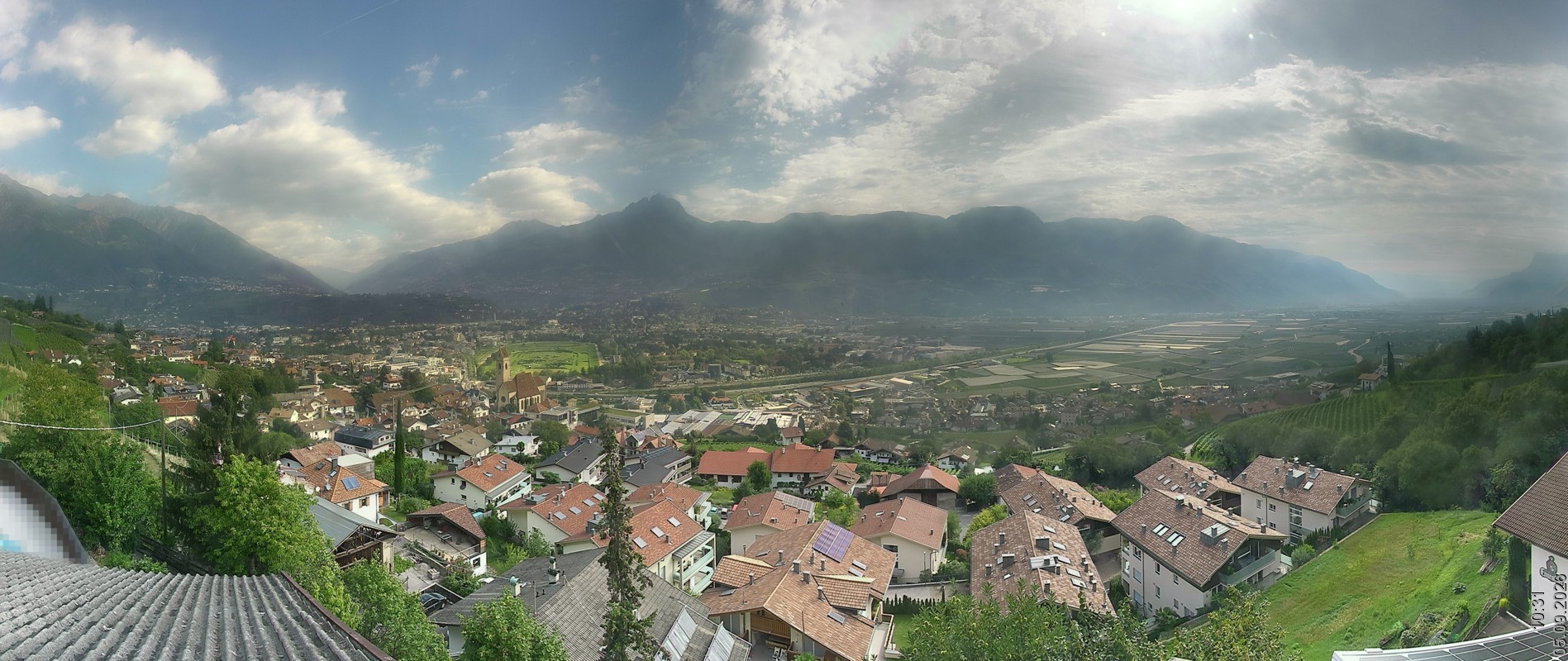 Archiv Foto Webcam Marling - Panorama