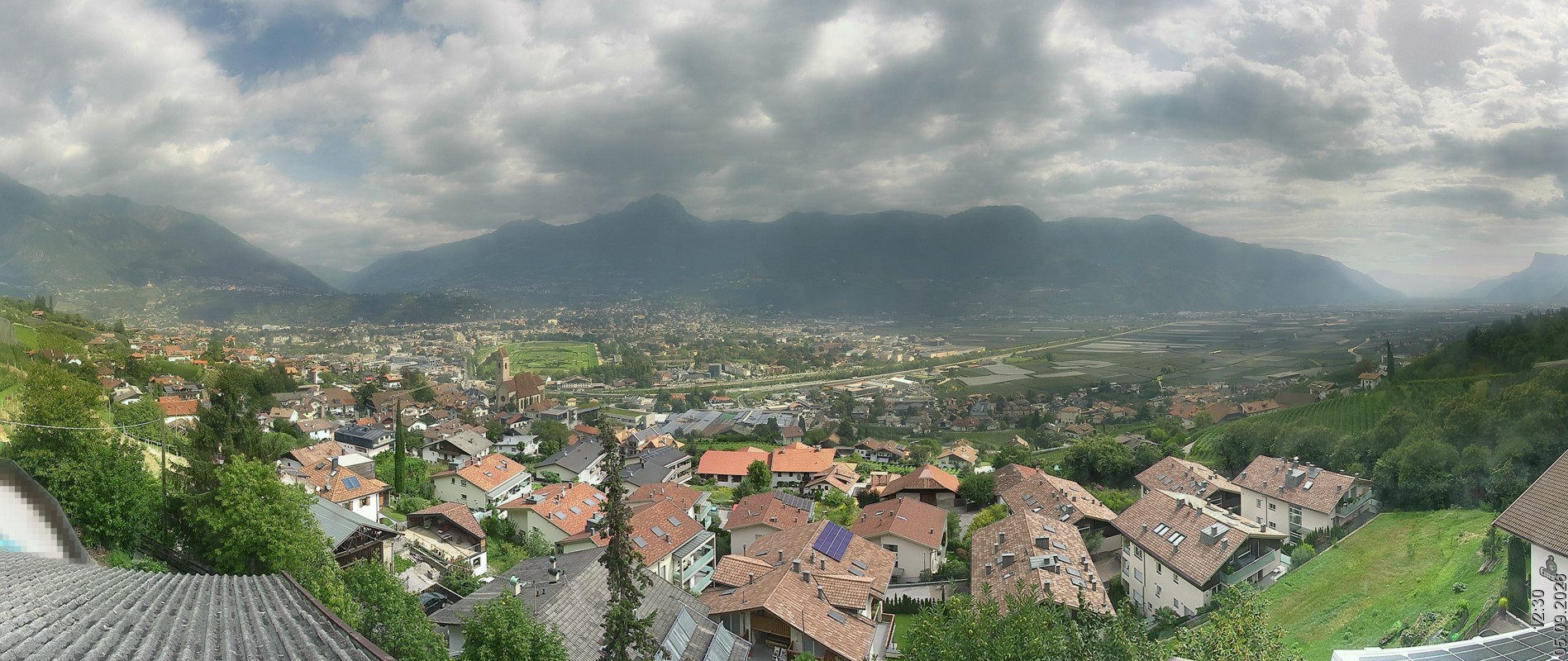 Archiv Foto Webcam Marling - Panorama