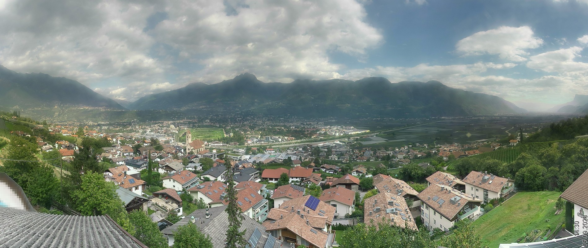 Archiv Foto Webcam Marling - Panorama