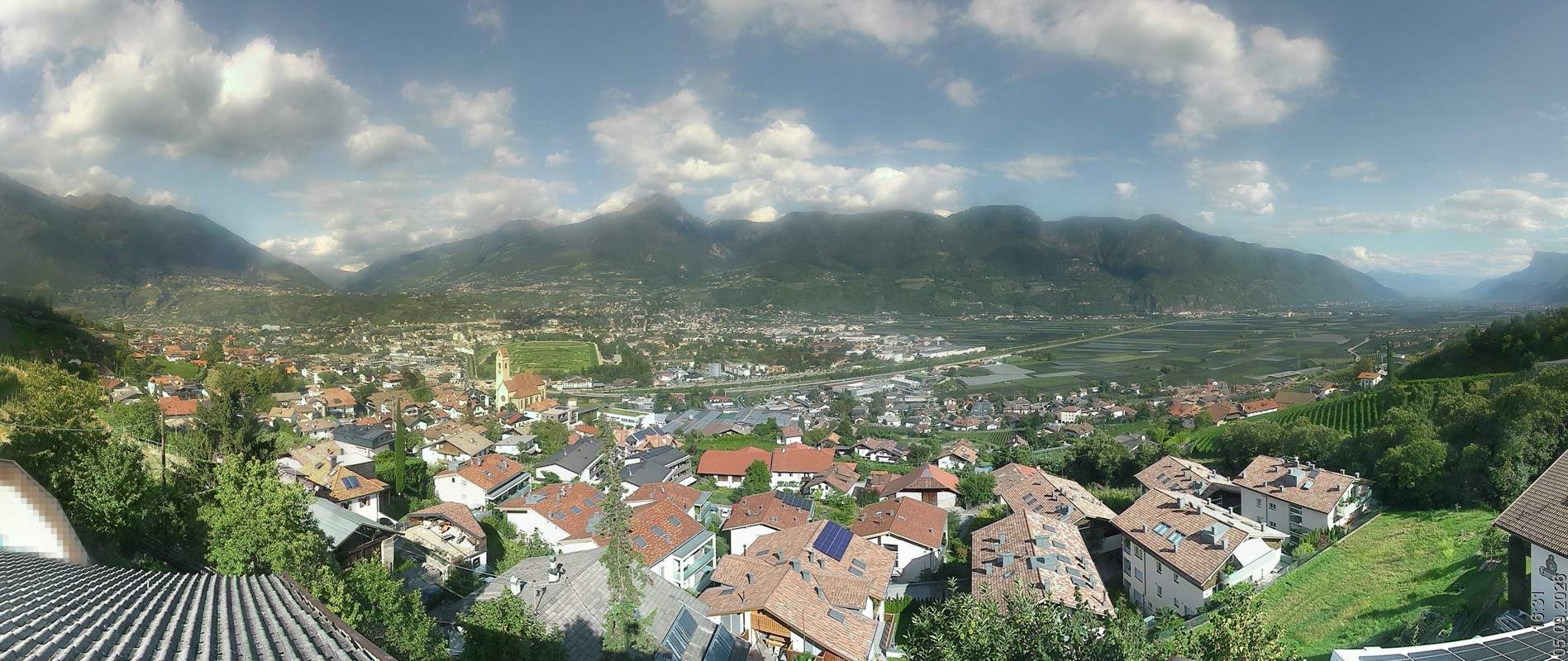 Archiv Foto Webcam Marling - Panorama