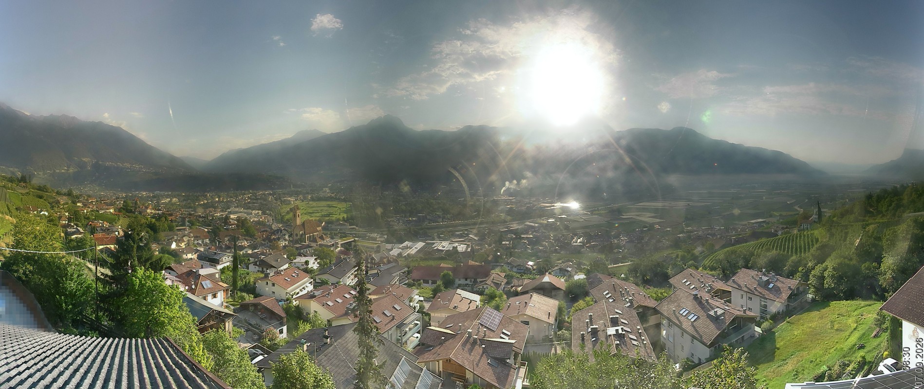 Archiv Foto Webcam Marling - Panorama