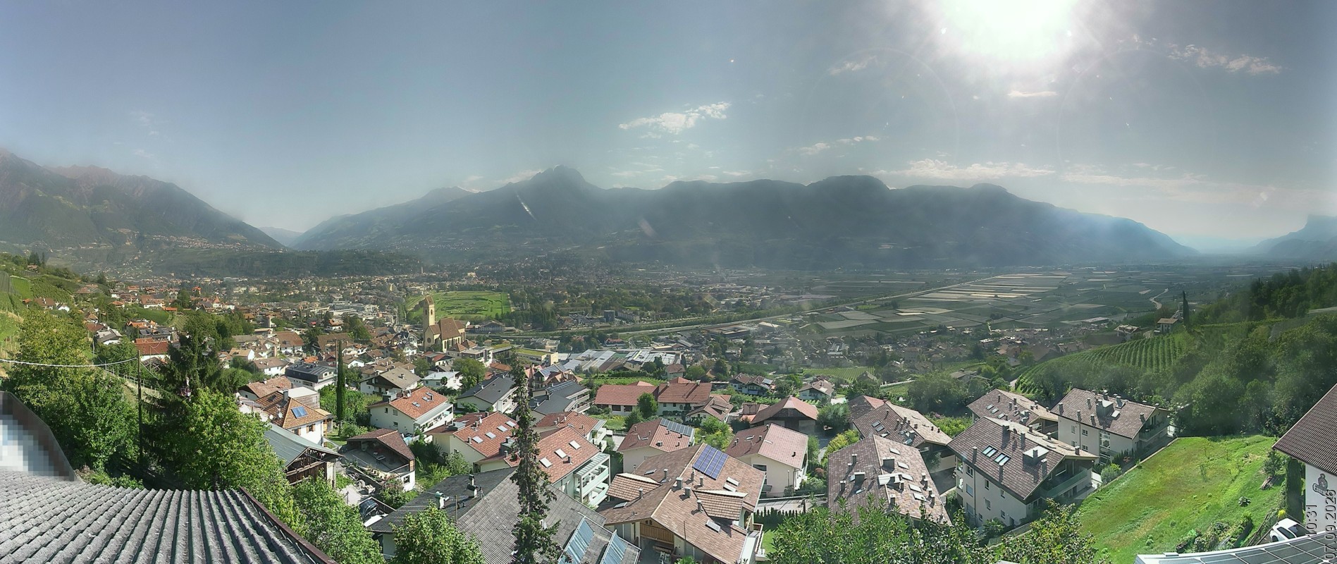 Archiv Foto Webcam Marling - Panorama