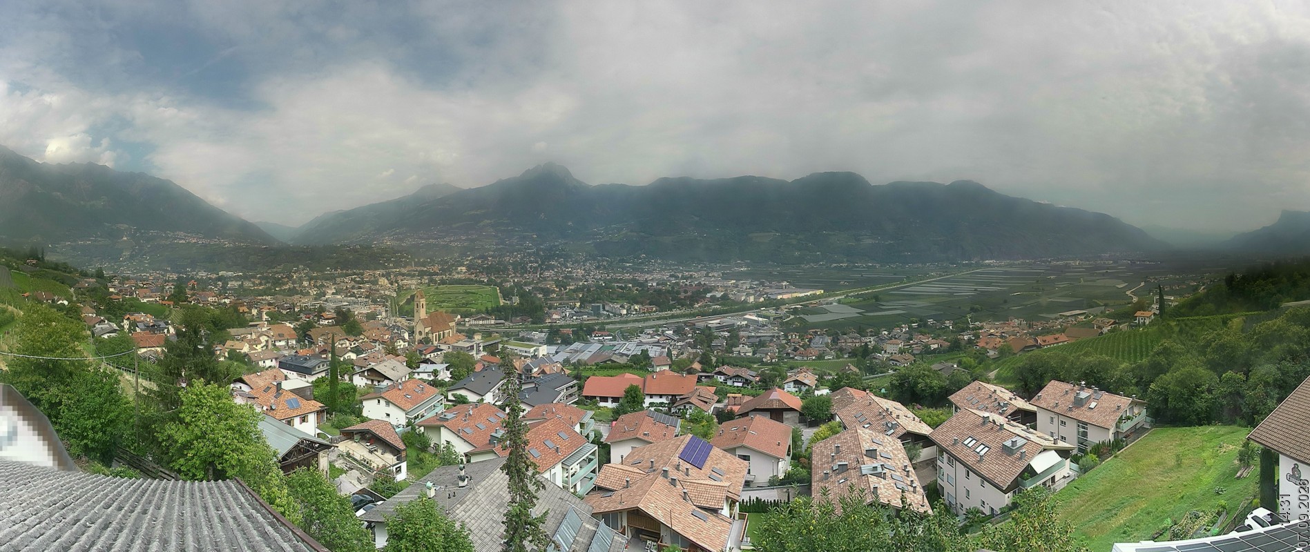 Archiv Foto Webcam Marling - Panorama