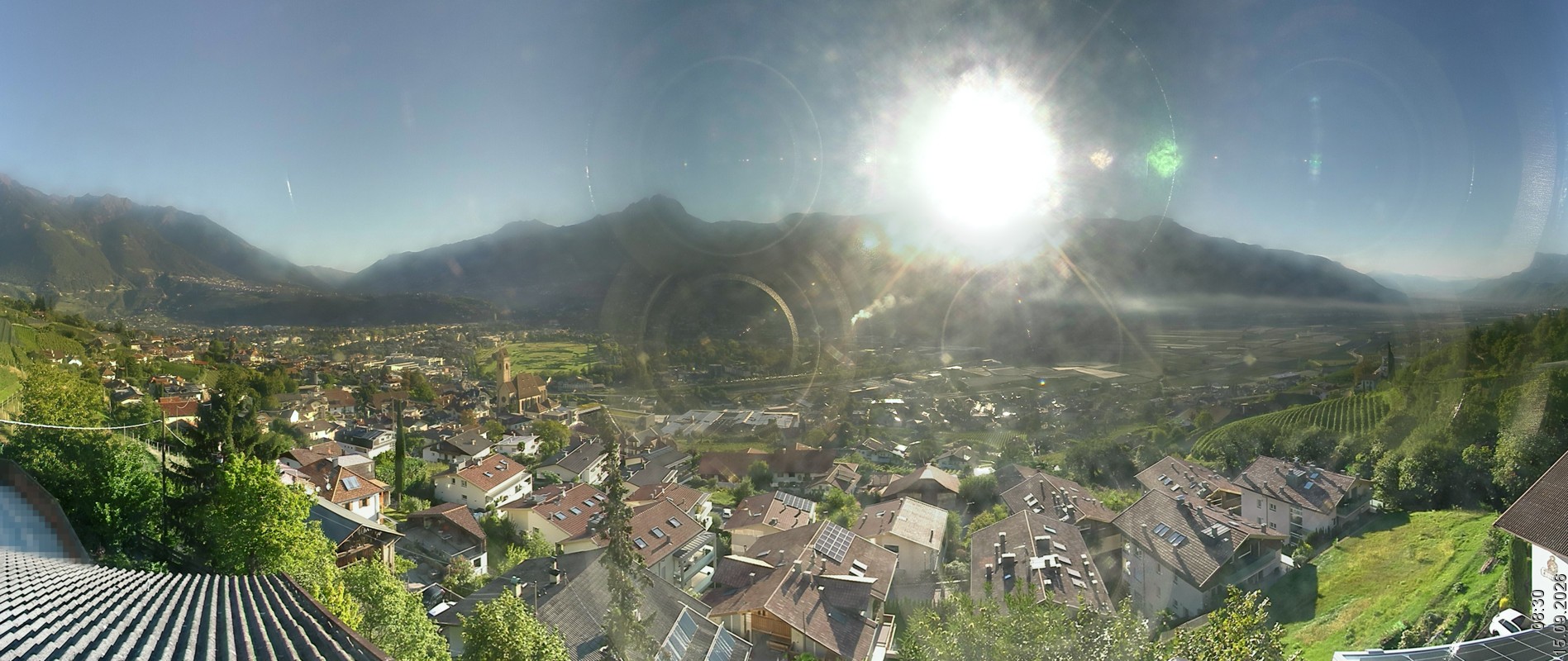 Archiv Foto Webcam Marling - Panorama