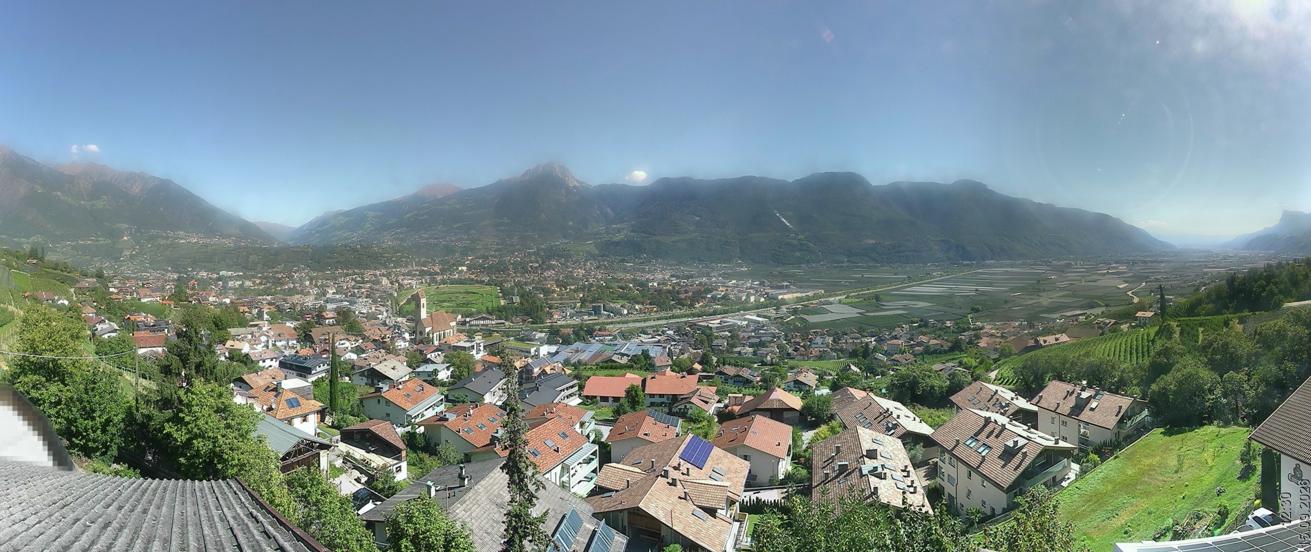 Archiv Foto Webcam Marling - Panorama
