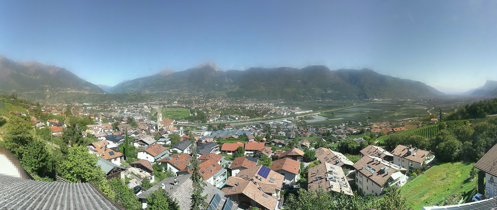 Archiv Foto Webcam Marling - Panorama