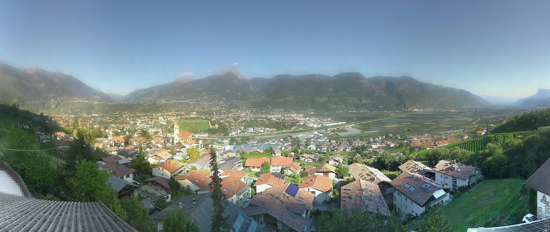 Archiv Foto Webcam Marling - Panorama