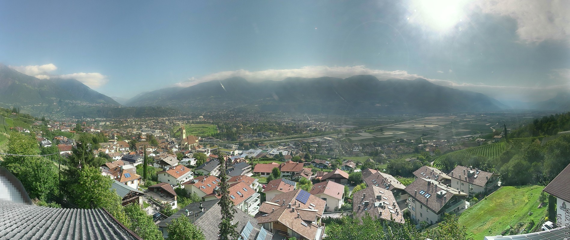 Archiv Foto Webcam Marling - Panorama
