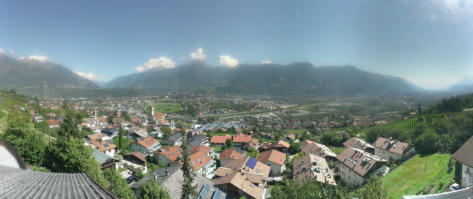 Archiv Foto Webcam Marling - Panorama