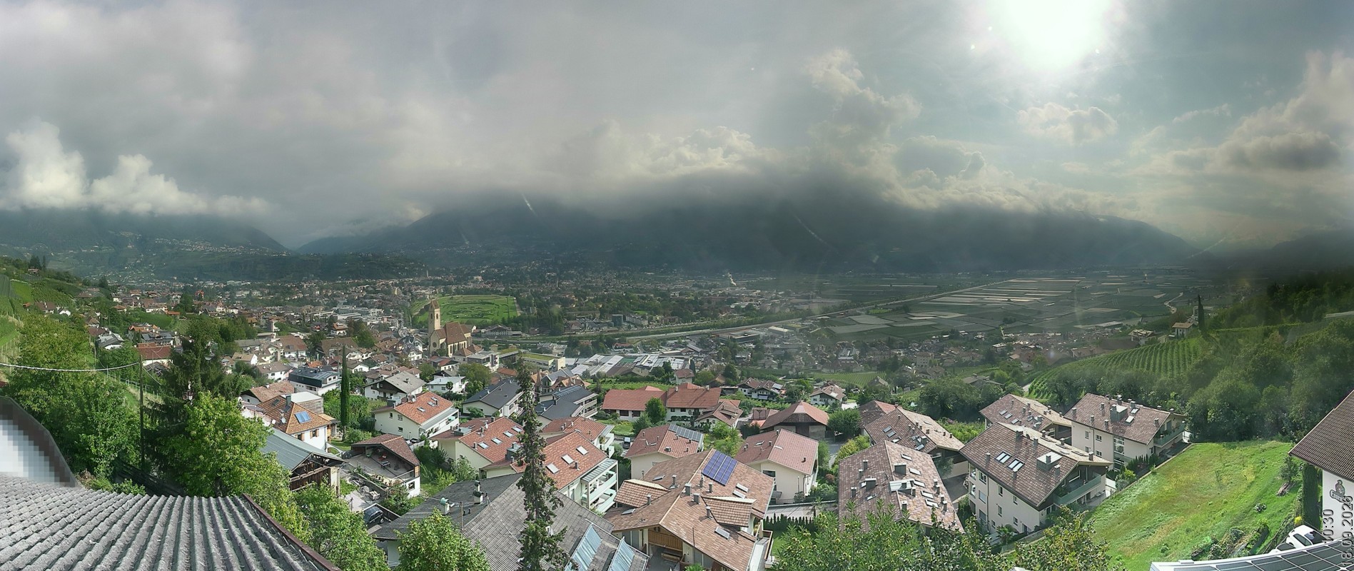 Archiv Foto Webcam Marling - Panorama