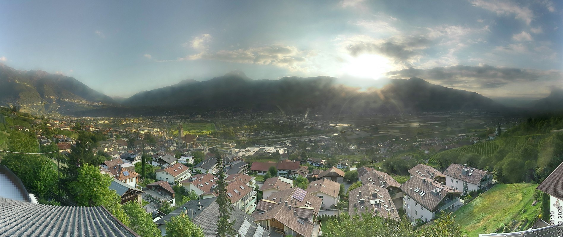 Archiv Foto Webcam Marling - Panorama