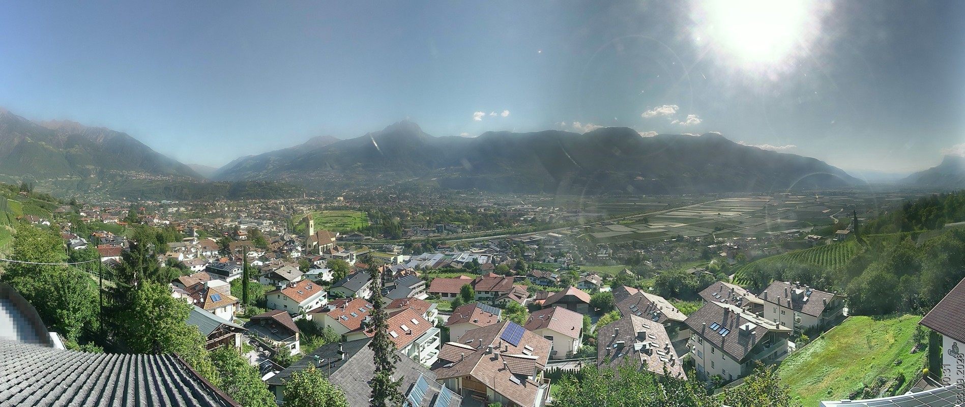 Archiv Foto Webcam Marling - Panorama