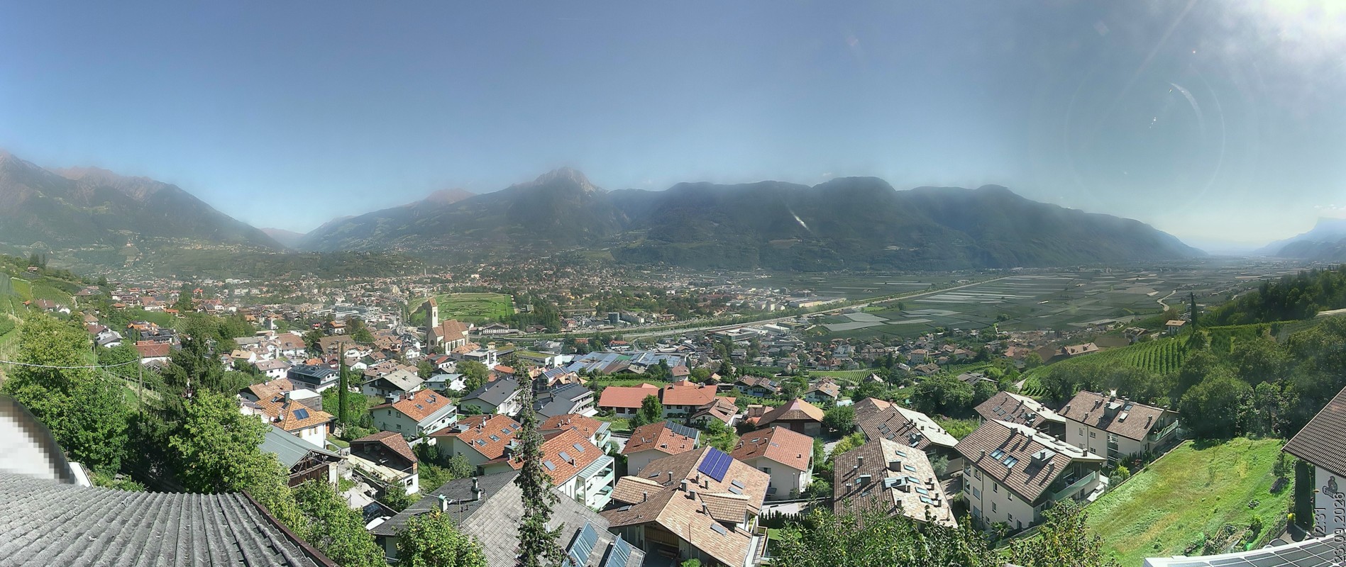 Archiv Foto Webcam Marling - Panorama