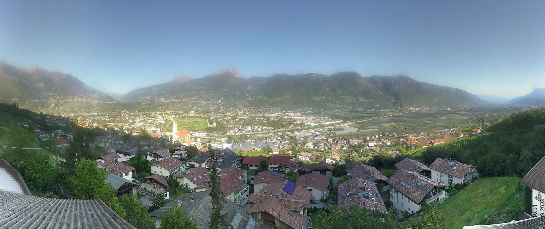 Archiv Foto Webcam Marling - Panorama