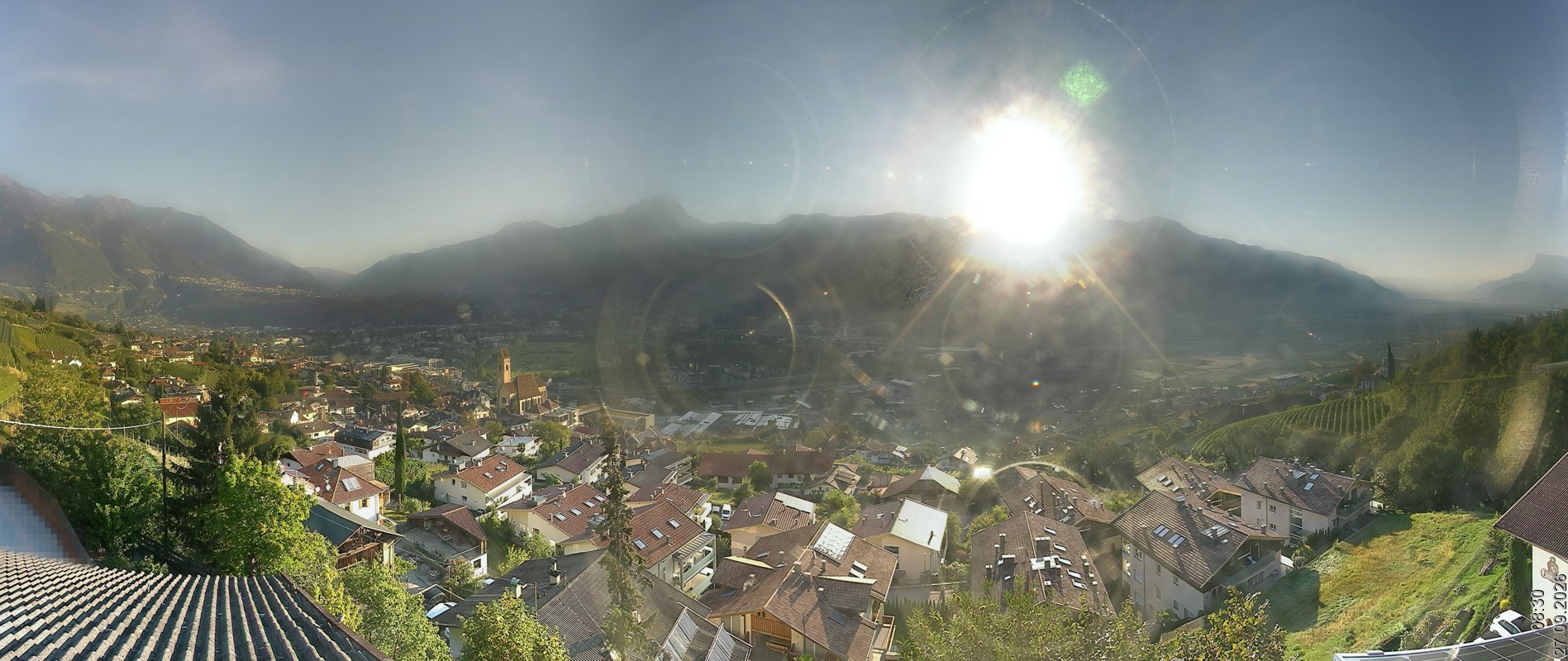 Archiv Foto Webcam Marling - Panorama