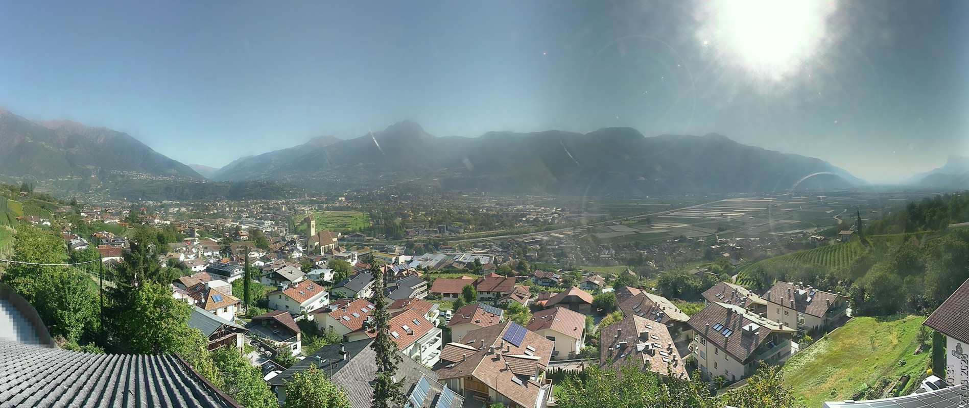 Archiv Foto Webcam Marling - Panorama