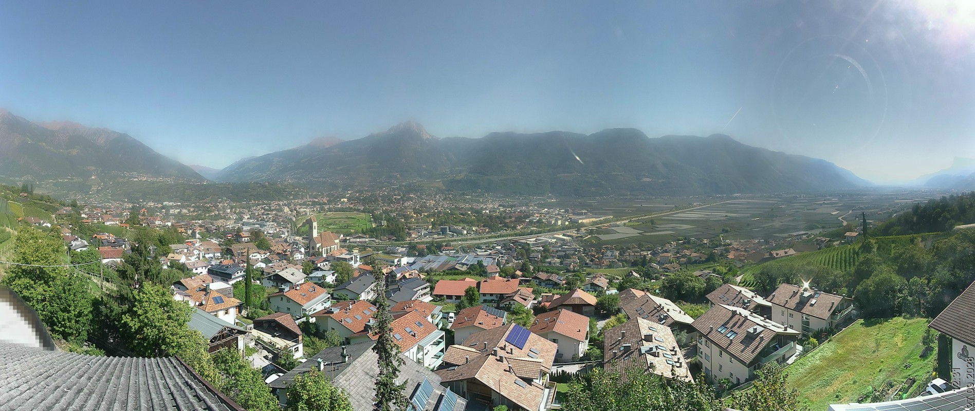 Archiv Foto Webcam Marling - Panorama