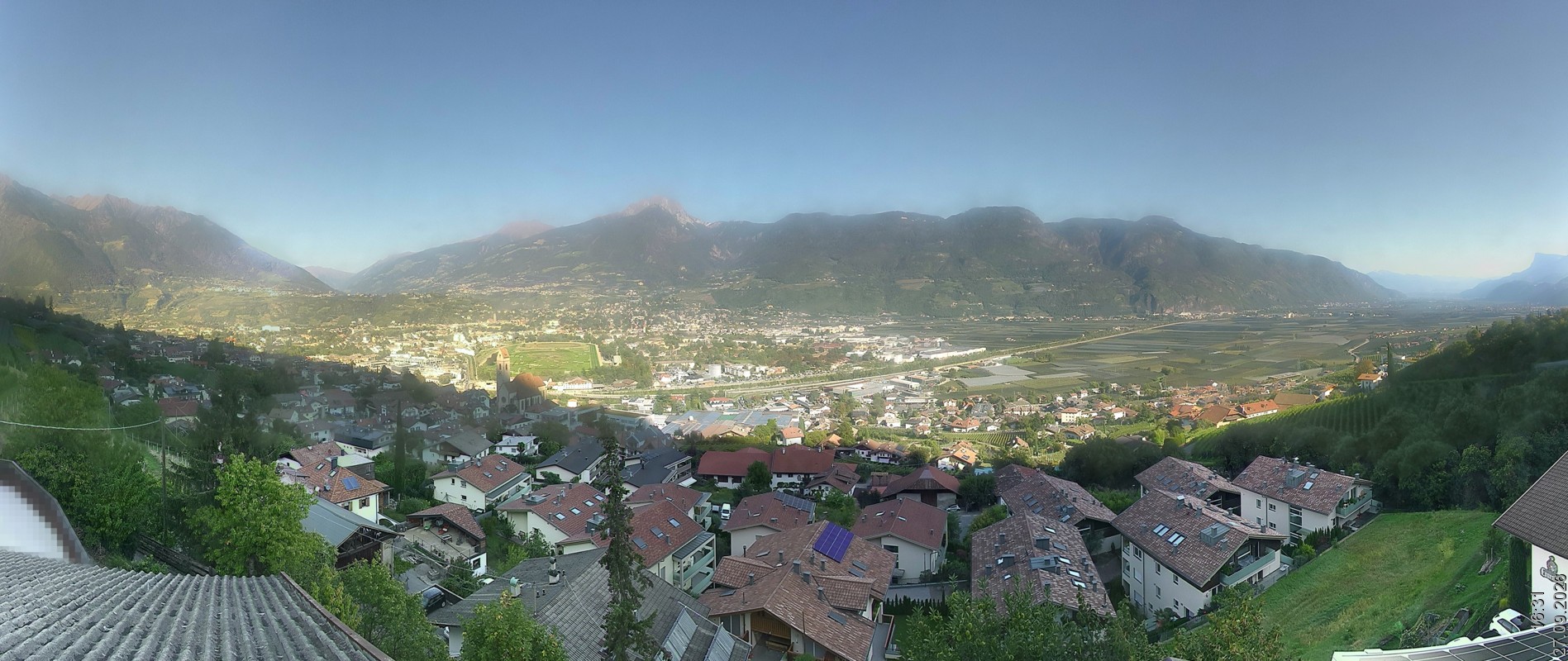 Archiv Foto Webcam Marling - Panorama