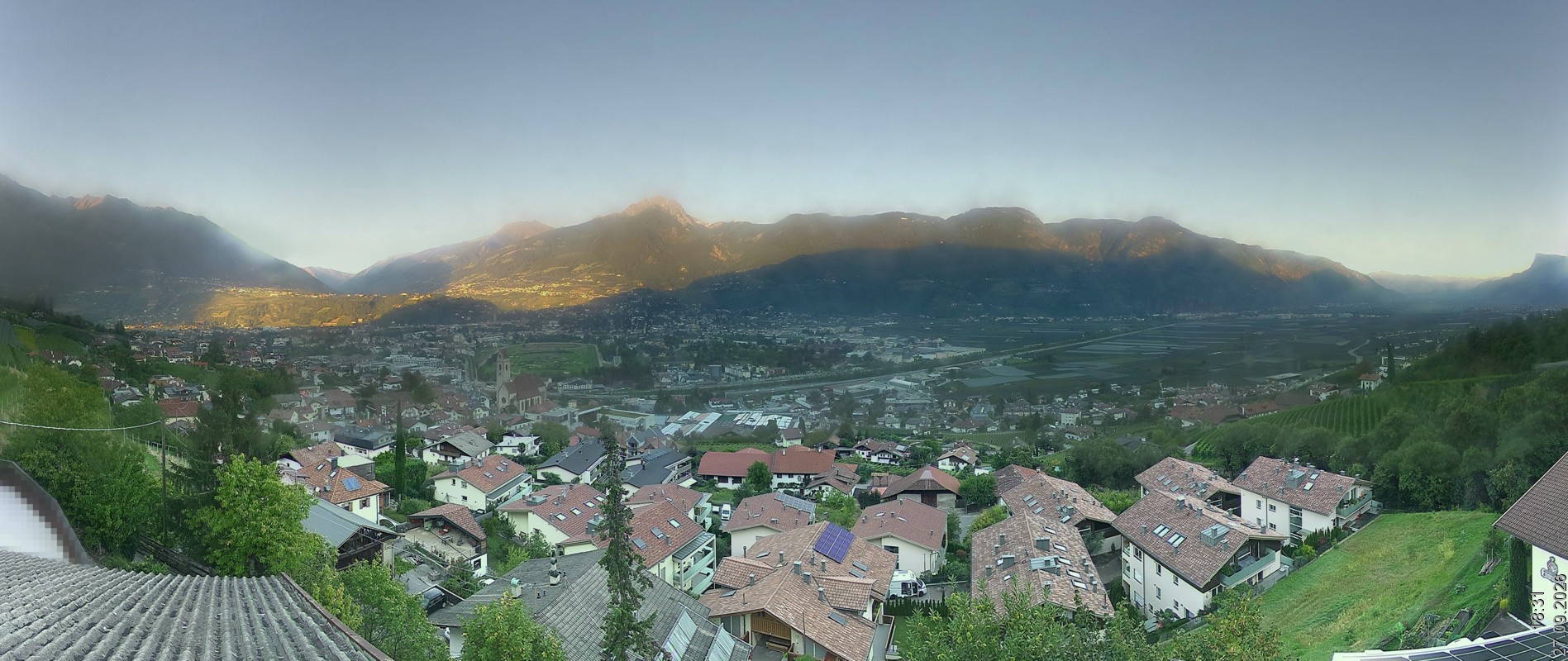 Archiv Foto Webcam Marling - Panorama