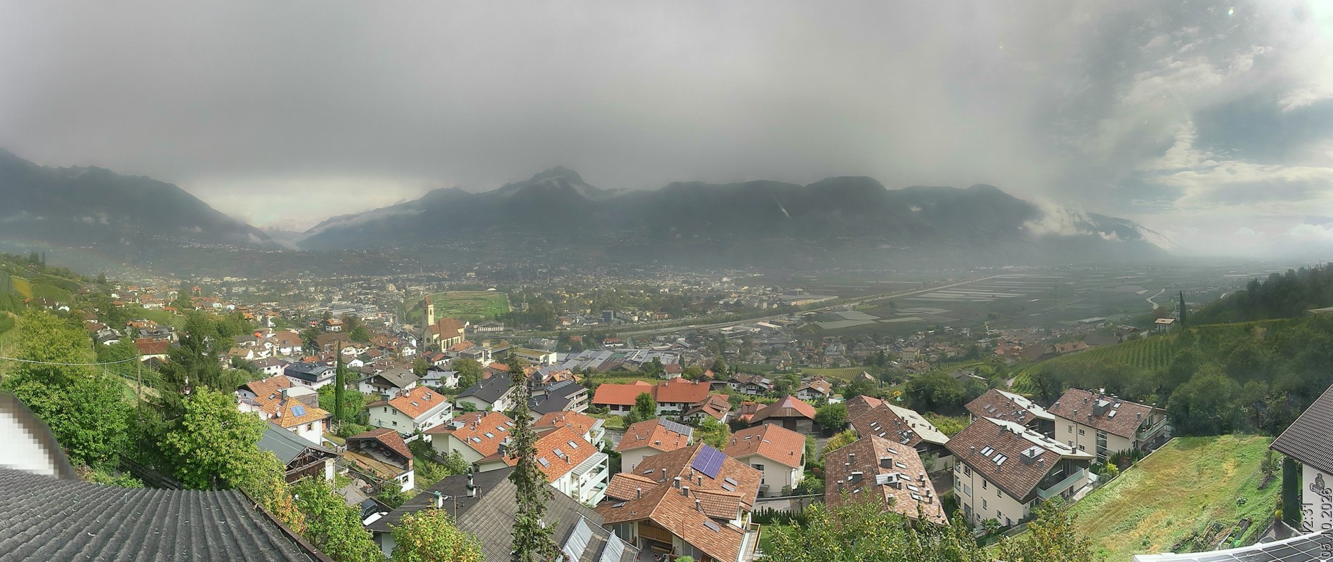 Archiv Foto Webcam Marling - Panorama