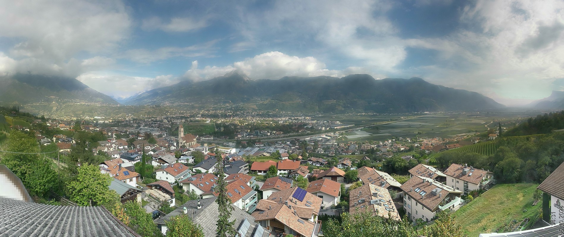 Archiv Foto Webcam Marling - Panorama