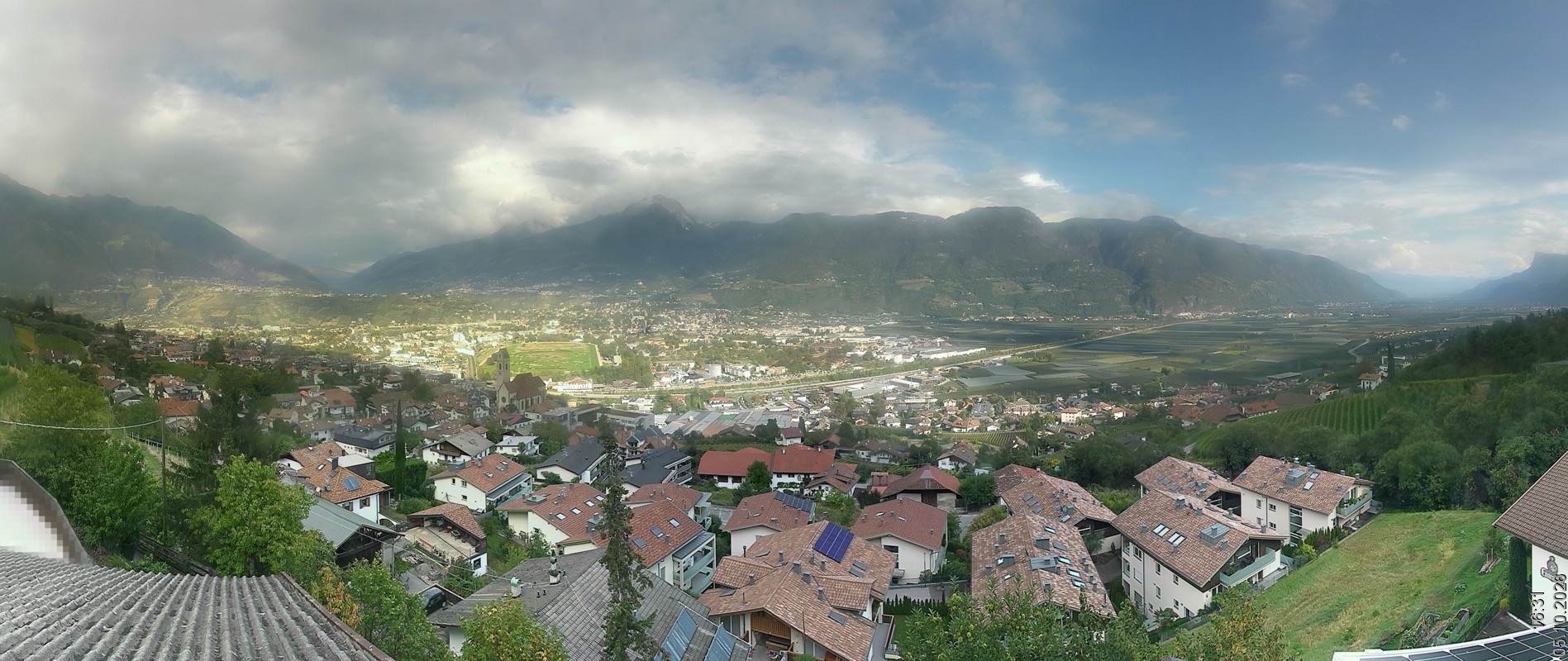 Archiv Foto Webcam Marling - Panorama