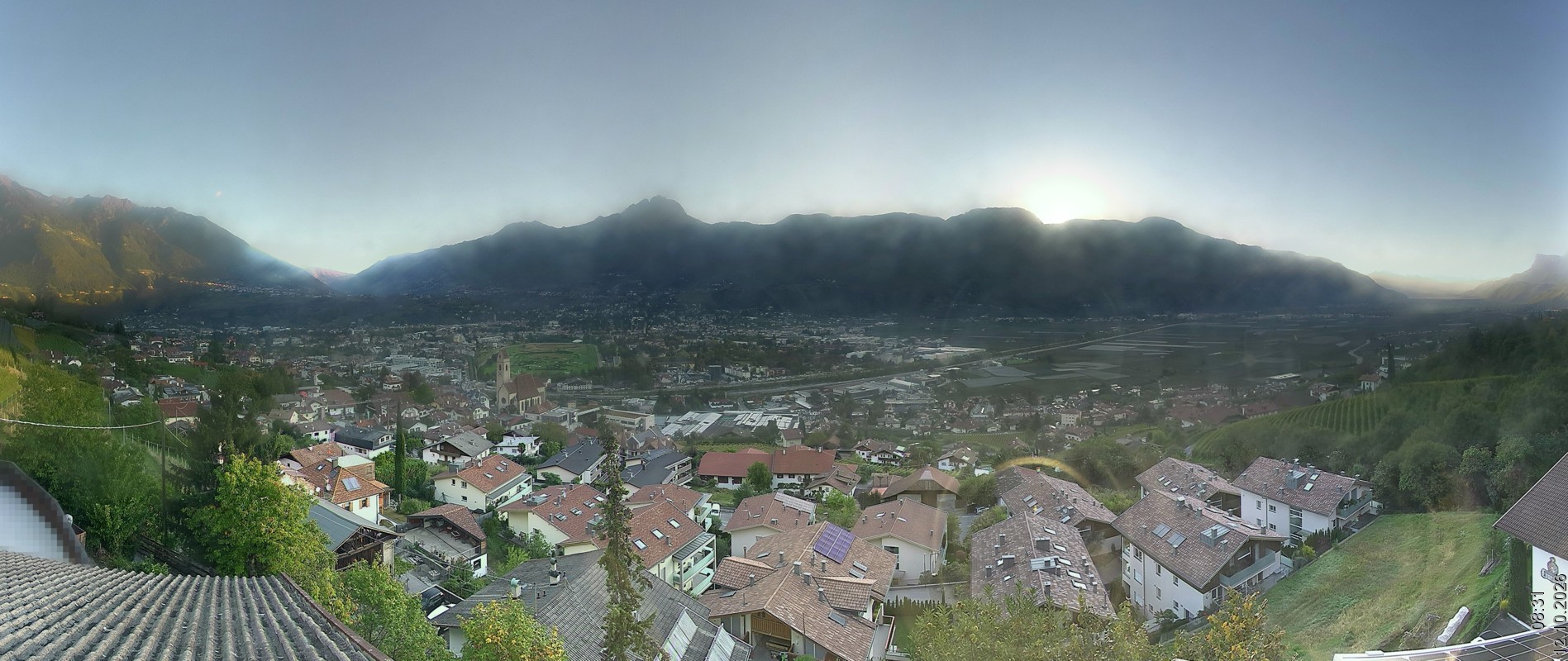 Archiv Foto Webcam Marling - Panorama