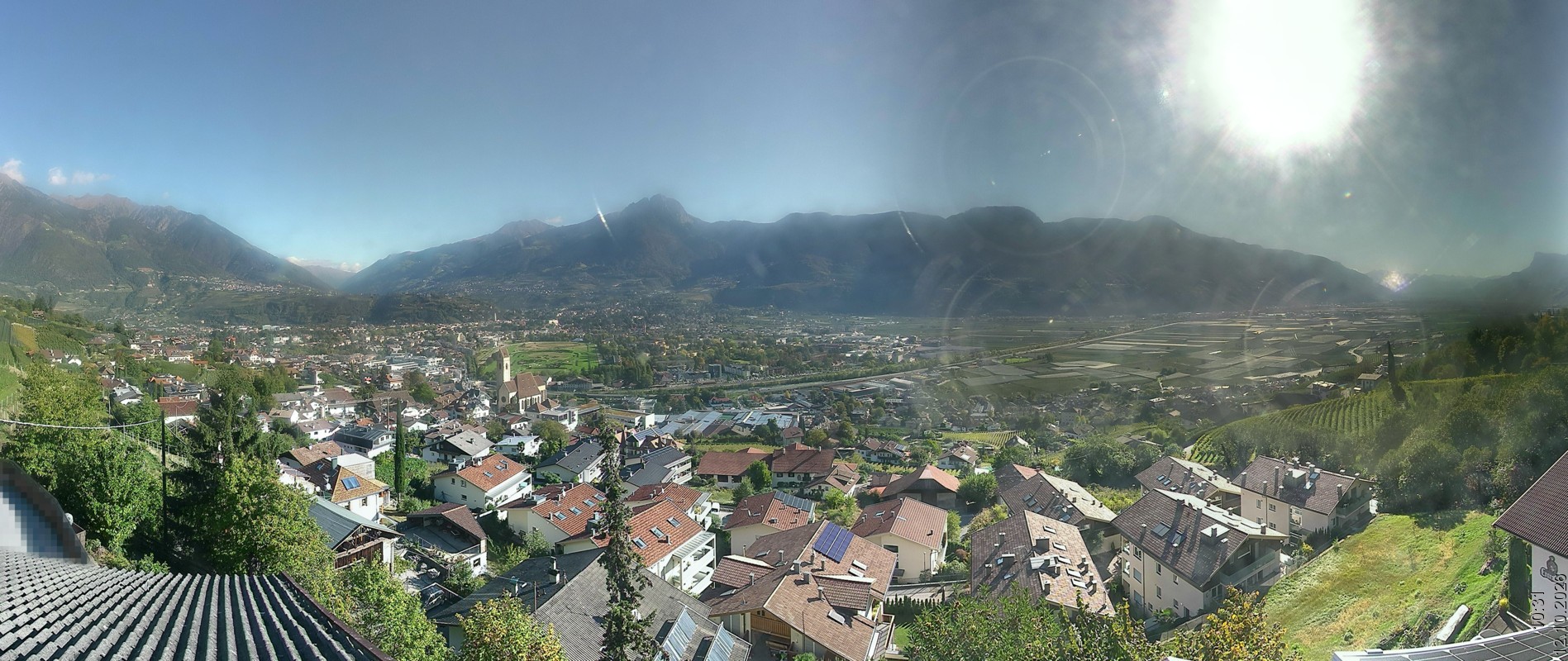 Archiv Foto Webcam Marling - Panorama