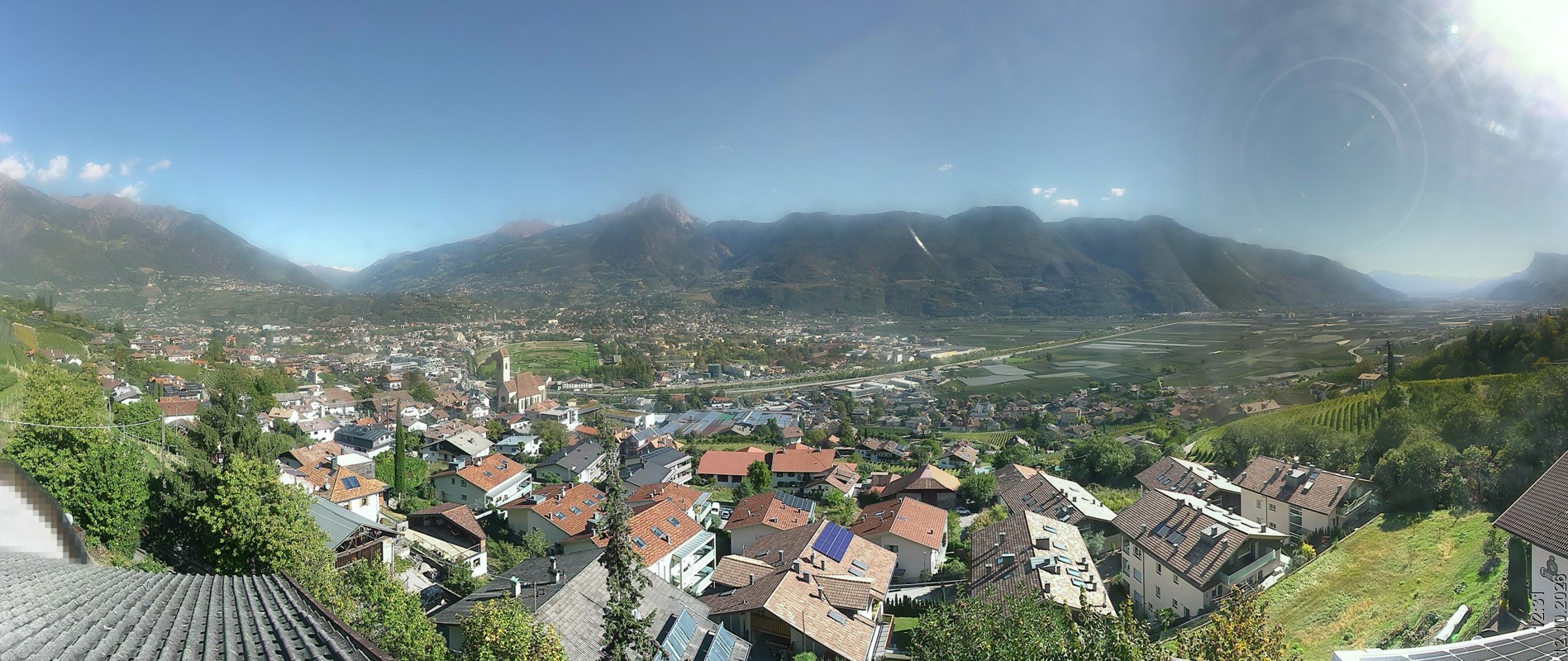 Archiv Foto Webcam Marling - Panorama