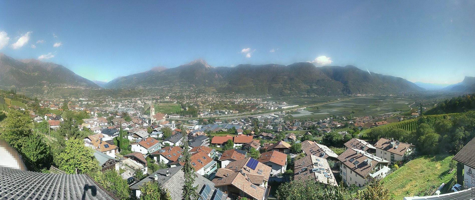 Archiv Foto Webcam Marling - Panorama
