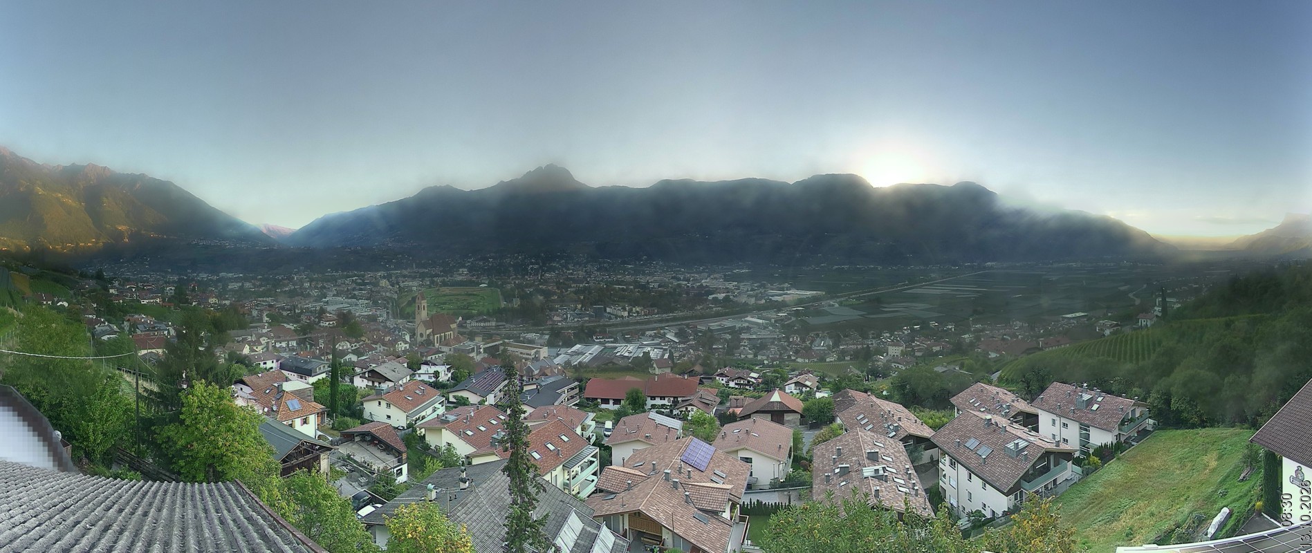 Archiv Foto Webcam Marling - Panorama