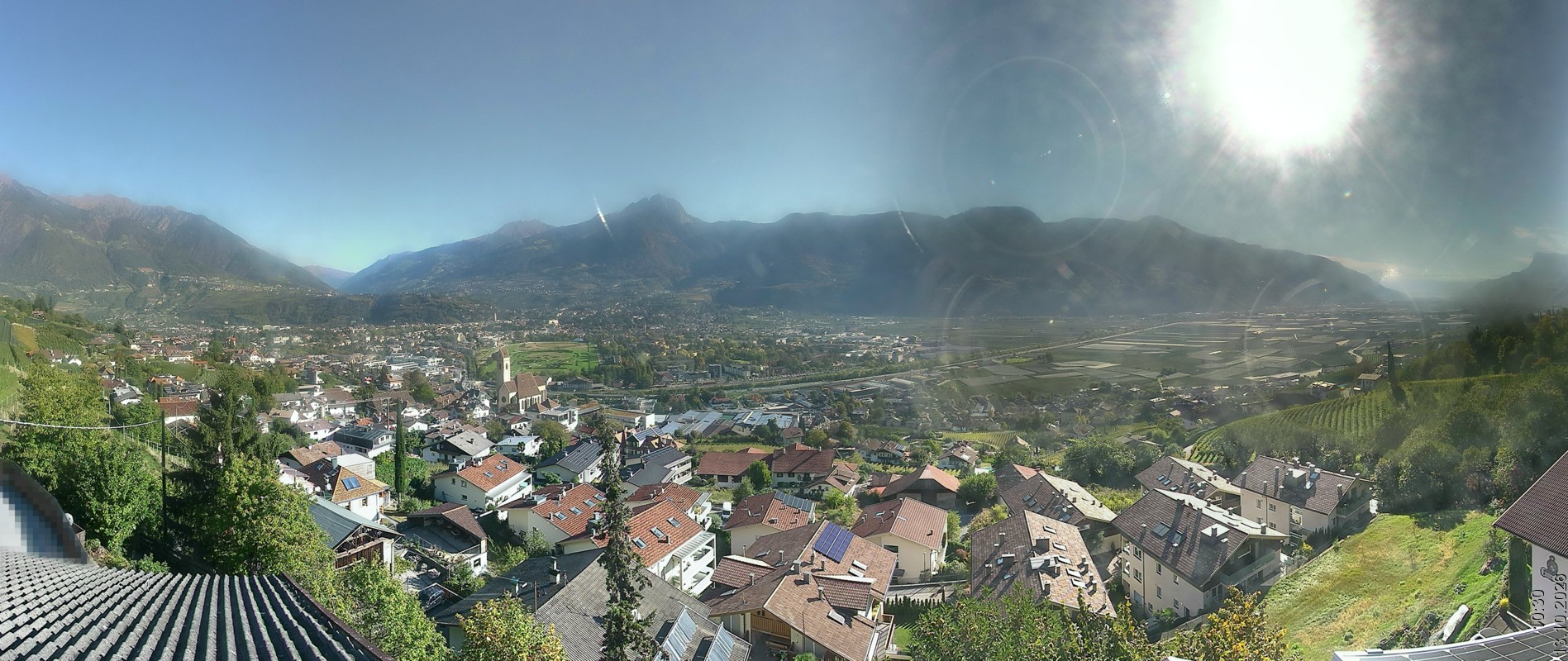 Archiv Foto Webcam Marling - Panorama