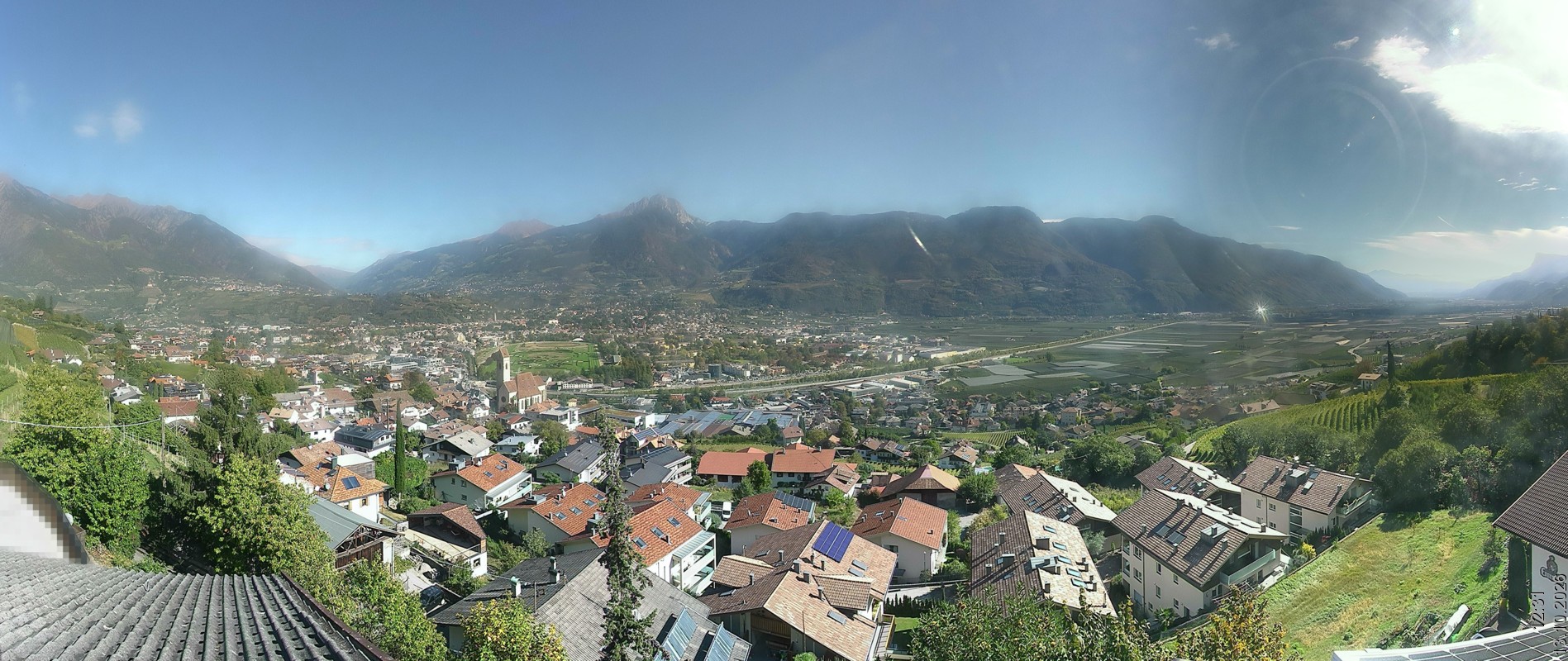 Archiv Foto Webcam Marling - Panorama