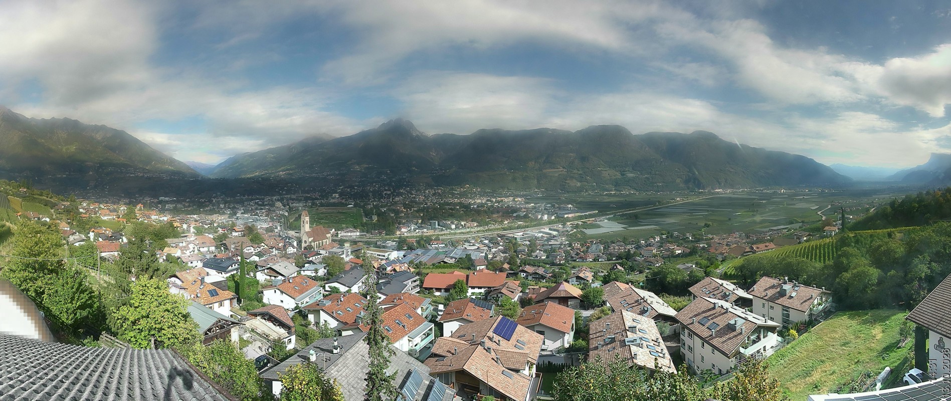 Archiv Foto Webcam Marling - Panorama